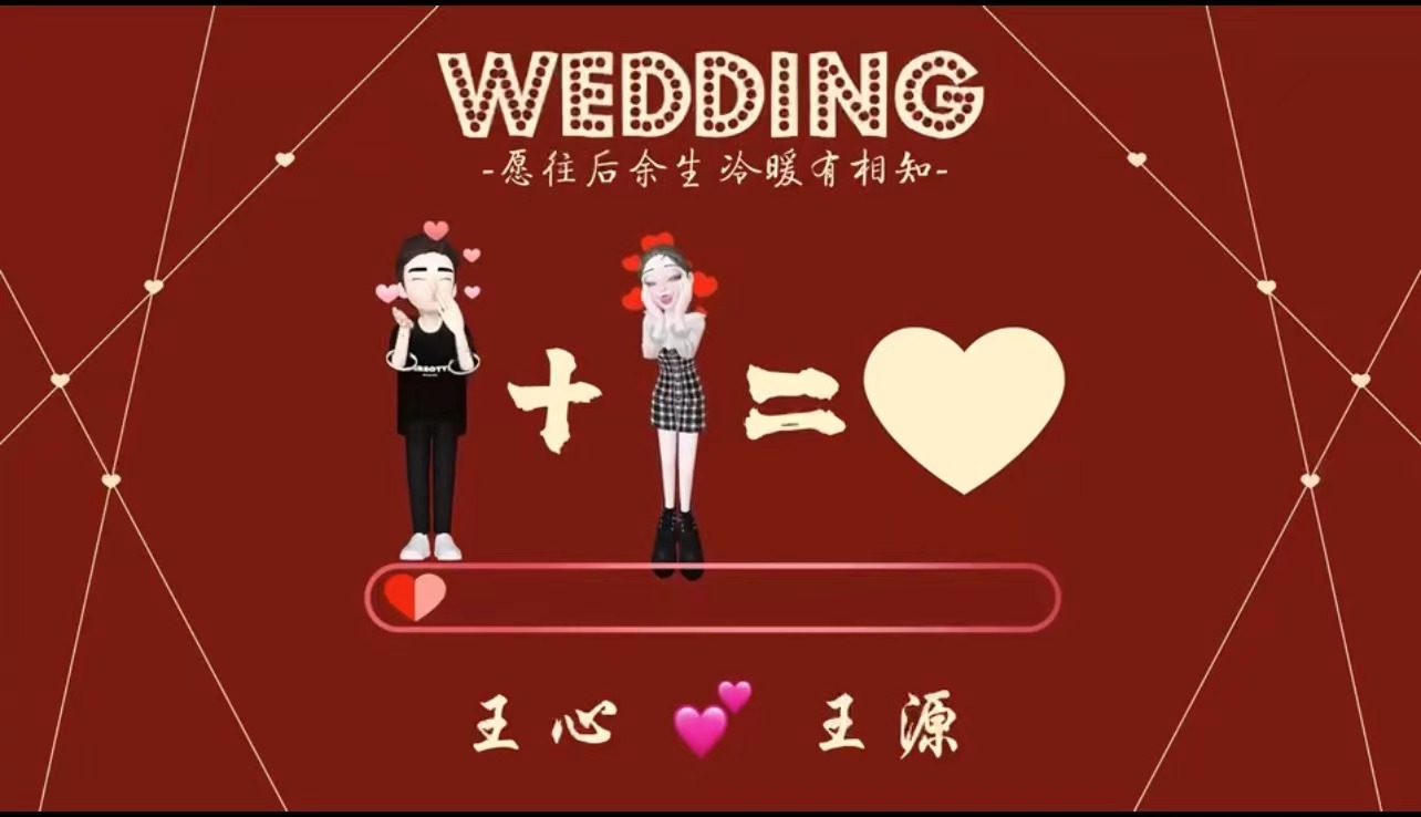 31小红书崽崽（16张）婚礼开场视频